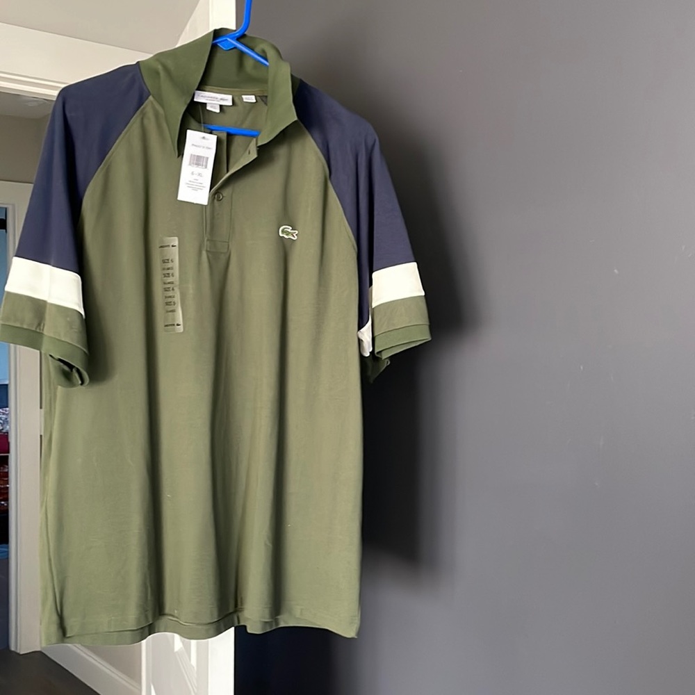 NWT mens Lacoste polo